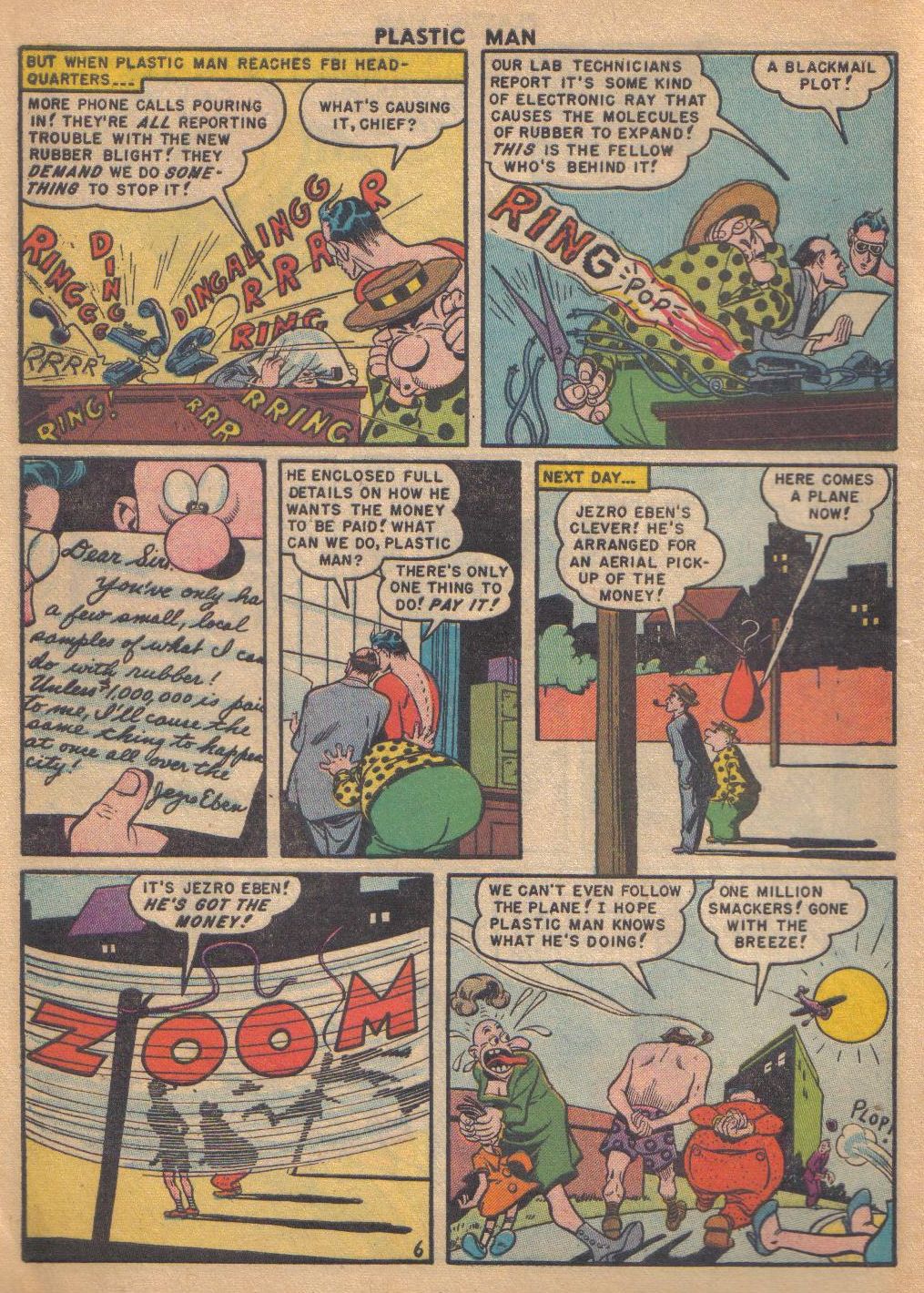 Read online Plastic Man (1943) comic -  Issue #64 - 8