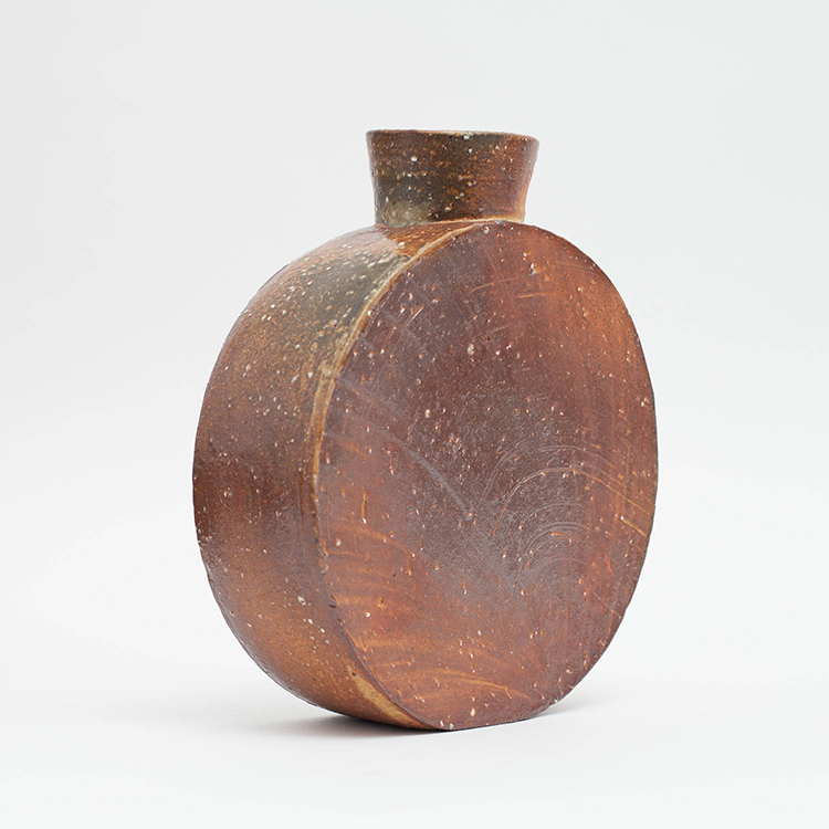 Erik Haugsby Pottery | Woodfired pilgrim jar, handmade ceramics, pottery vase fired in an anagama kiln for 39 hours