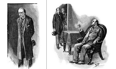 Professor Moriarty Mycroft Holmes Sidney Paget drawings Sherlock Holmes Arthur Conan Doyle