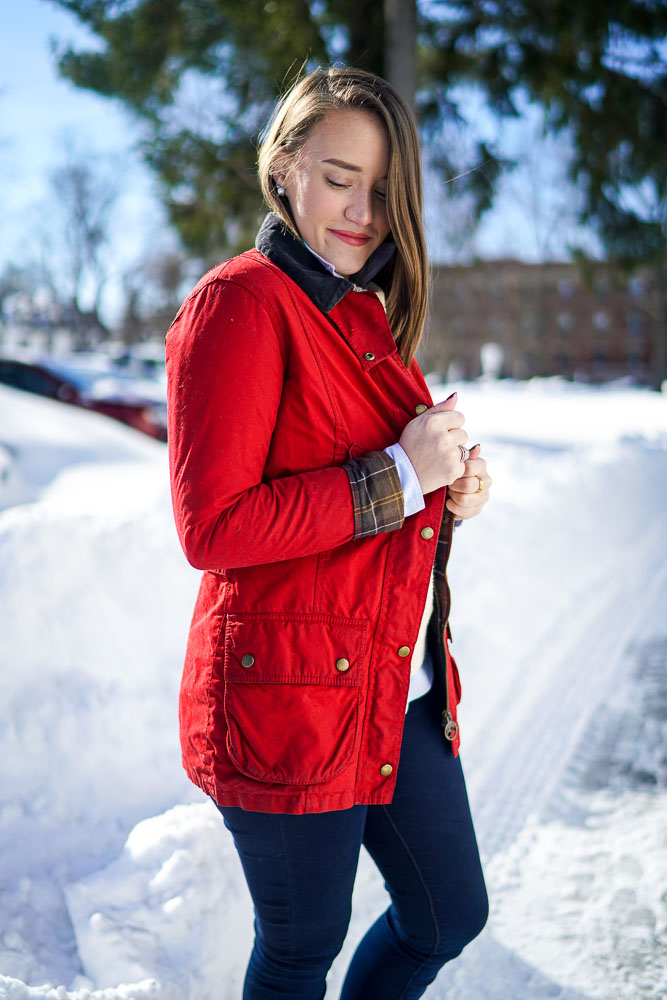 Preppy Winter Fashion with Barbour and LL Bean Connecticut Fashion
