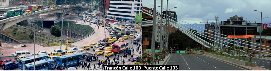 Trancón Bogotá Calle 100