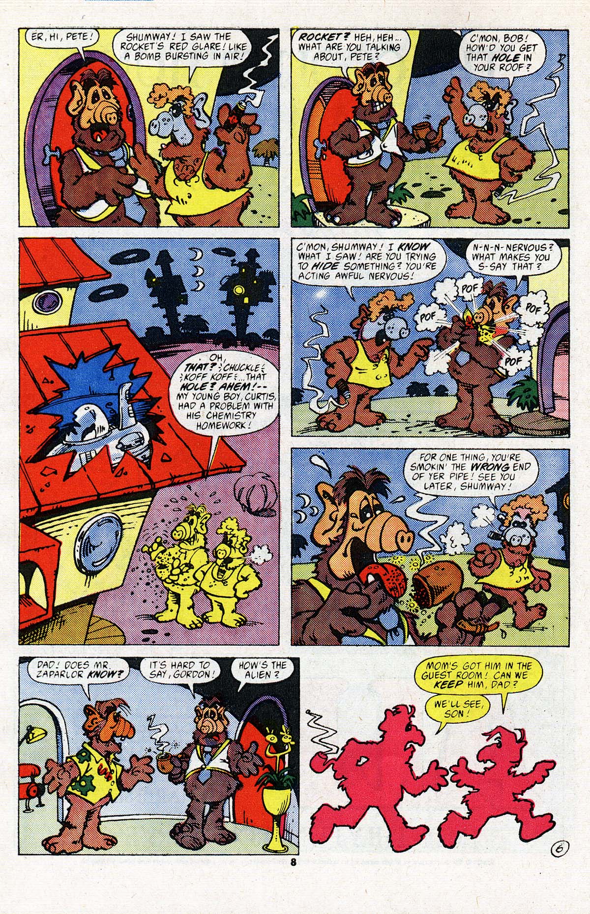 Read online ALF comic -  Issue #3 - 7