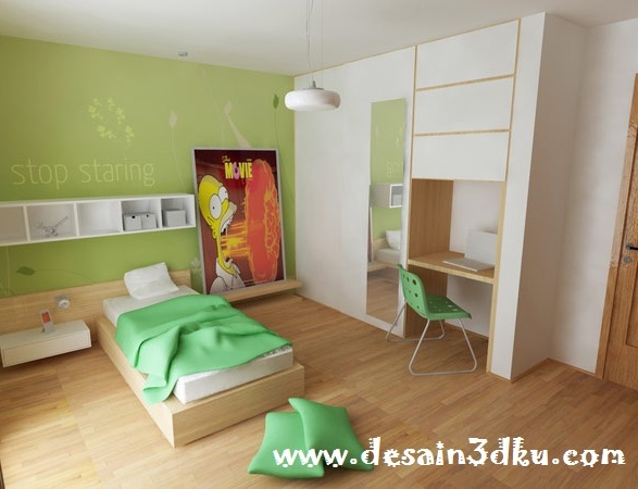 Desain Interior Minimalis Kamar Tidur Anak