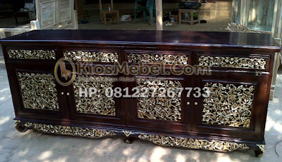 Bufet TV Jati Palembang Ukir Jepara Bufet TV Jati Palembang Ukir Jepara