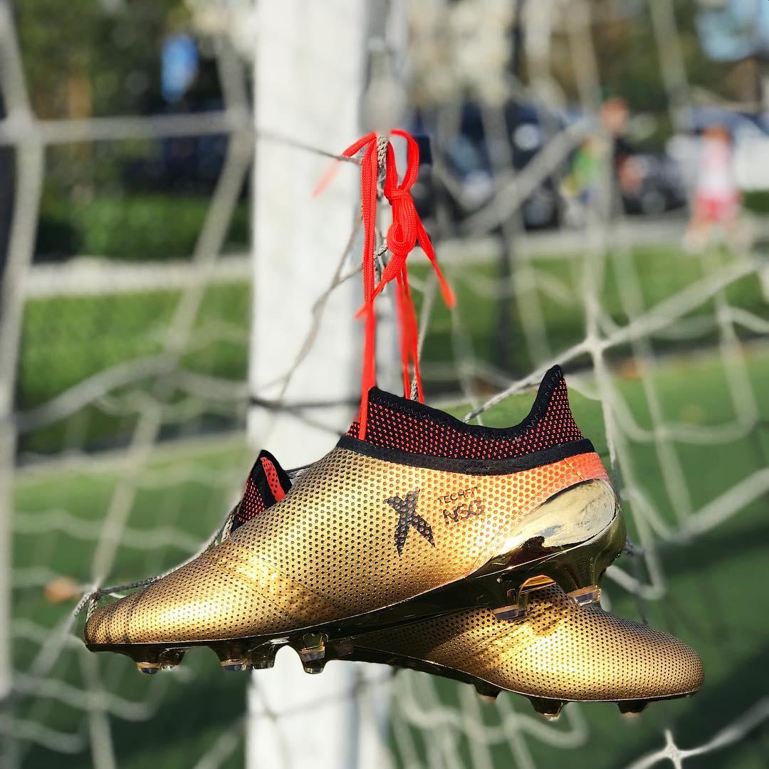 Productivo sombra Requisitos 'Tactile Gold Metallic' Adidas X Purespeed 2017-2018 Skystalker Pack Boots  Leaked - Footy Headlines
