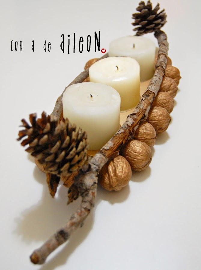 Adviento bloggero dia 23 Centro de mesa