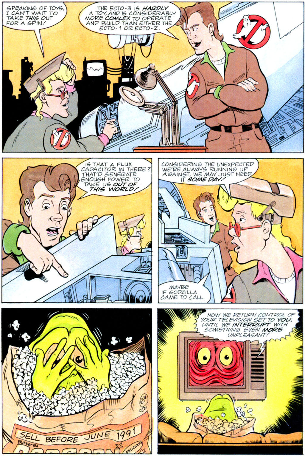 Read online Real Ghostbusters comic -  Issue #6 - 7
