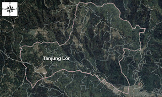 Peta Batas Wilayah Desa Tanjung Lor Ngadirojo Pacitan