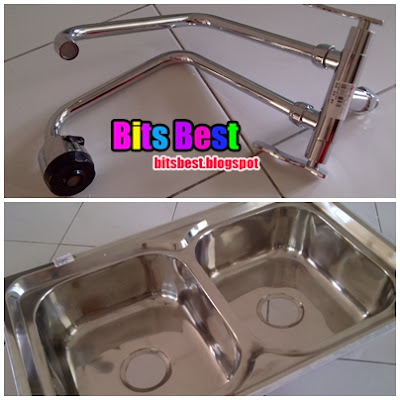 Bits Best Prosedur Tips Buat Kabinet Dapur Sinki Bb Beli Dekat Hardware Je Untuk 2 Bowl Tu Rega Nya Ialah Rm 78 00 Dan Paip Reganya 96