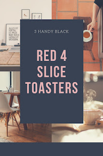 Red 4 Slice Toaster