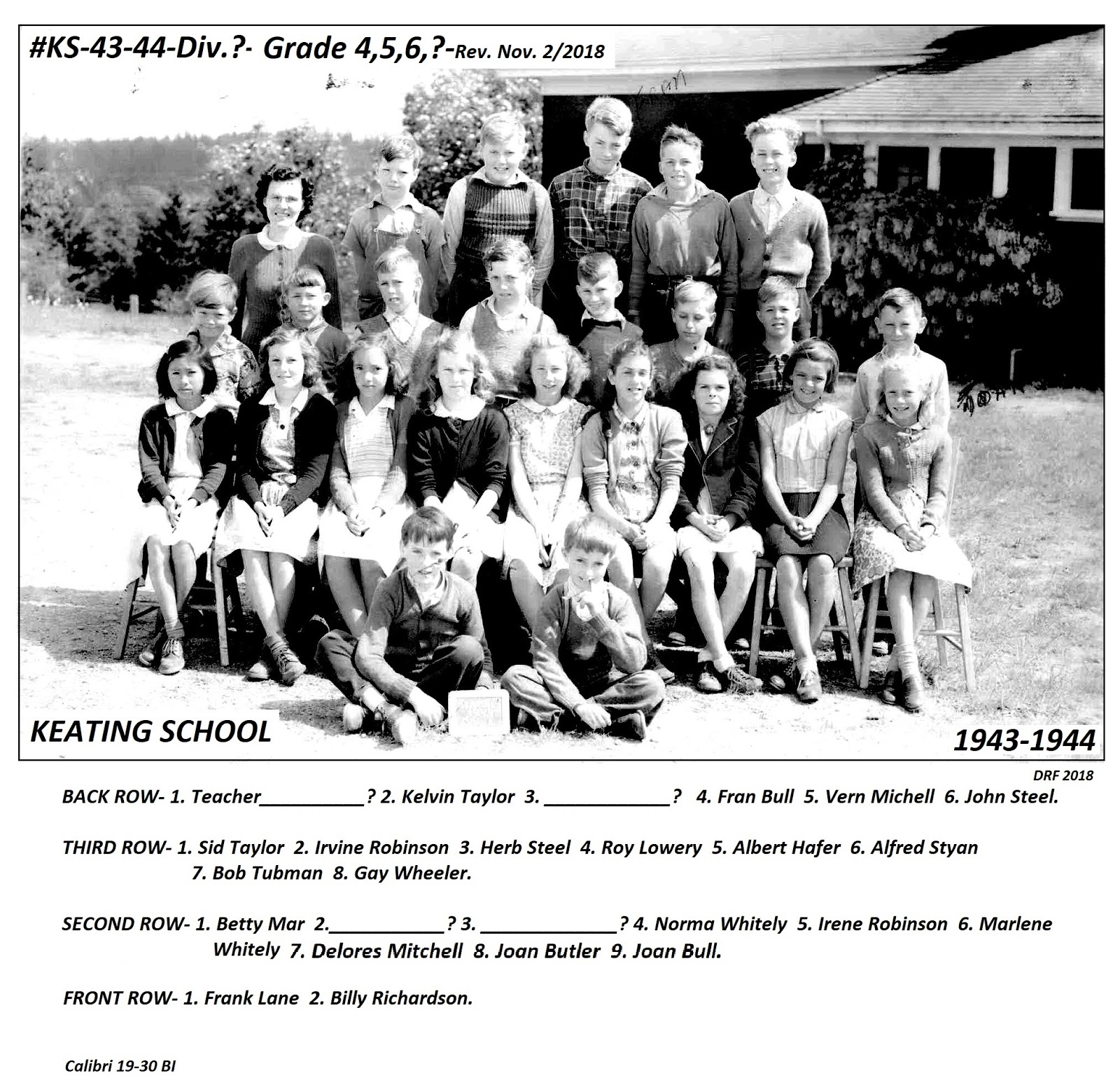 Royal Oak School Yard Class photos of other Saanich Schools. Claremont