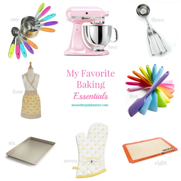 Me and My Pink Mixer My Favorite Baking Essentials