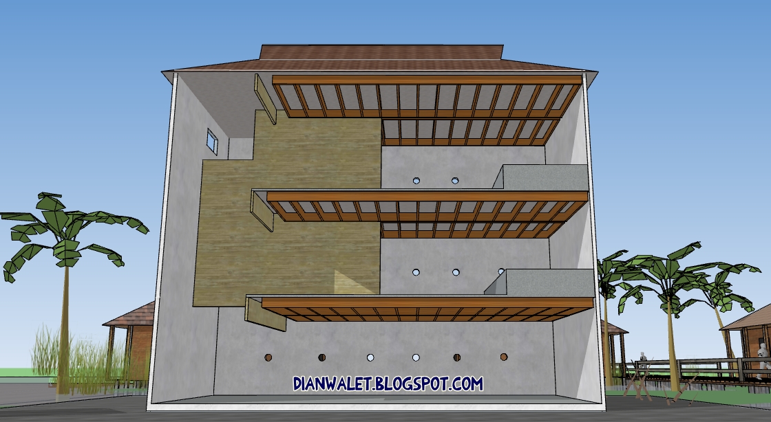 desain rumah walet dari kayu