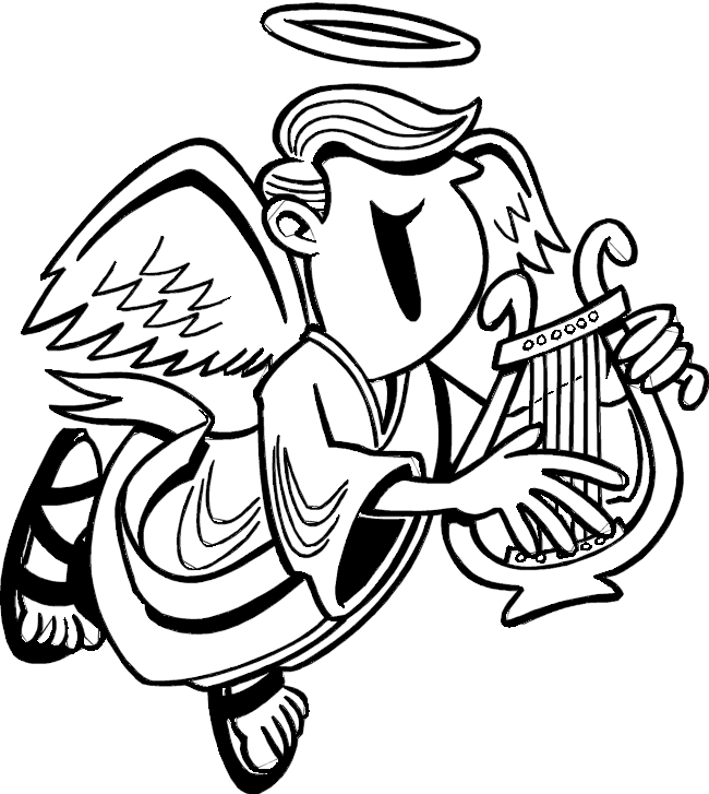 Coloring Pages Fun: Angel Coloring Pages