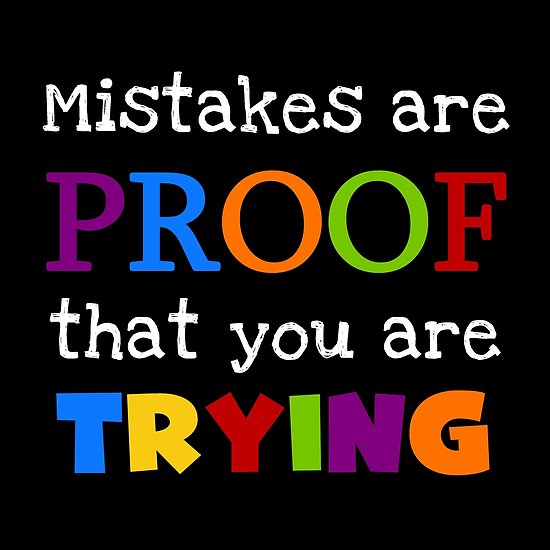 Mistakes? YES!