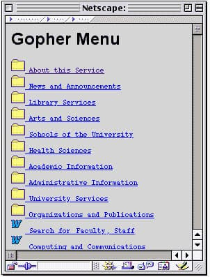 Gopher - Internet