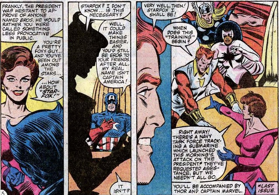 Avengers #232 Starfox Appearance by Roger Stern