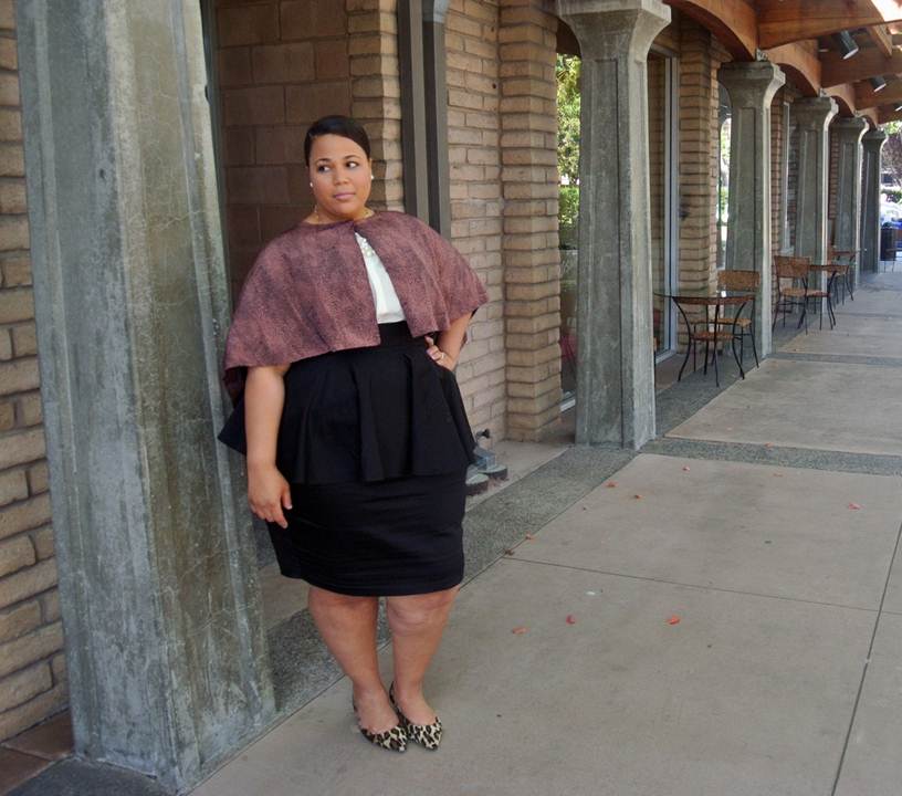 Peplum skirt, plus size peplum skirt, plus size fashion, JIBRI