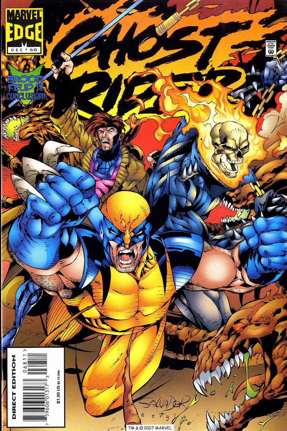 Read online Ghost Rider (1990) comic -  Issue #68 - 1