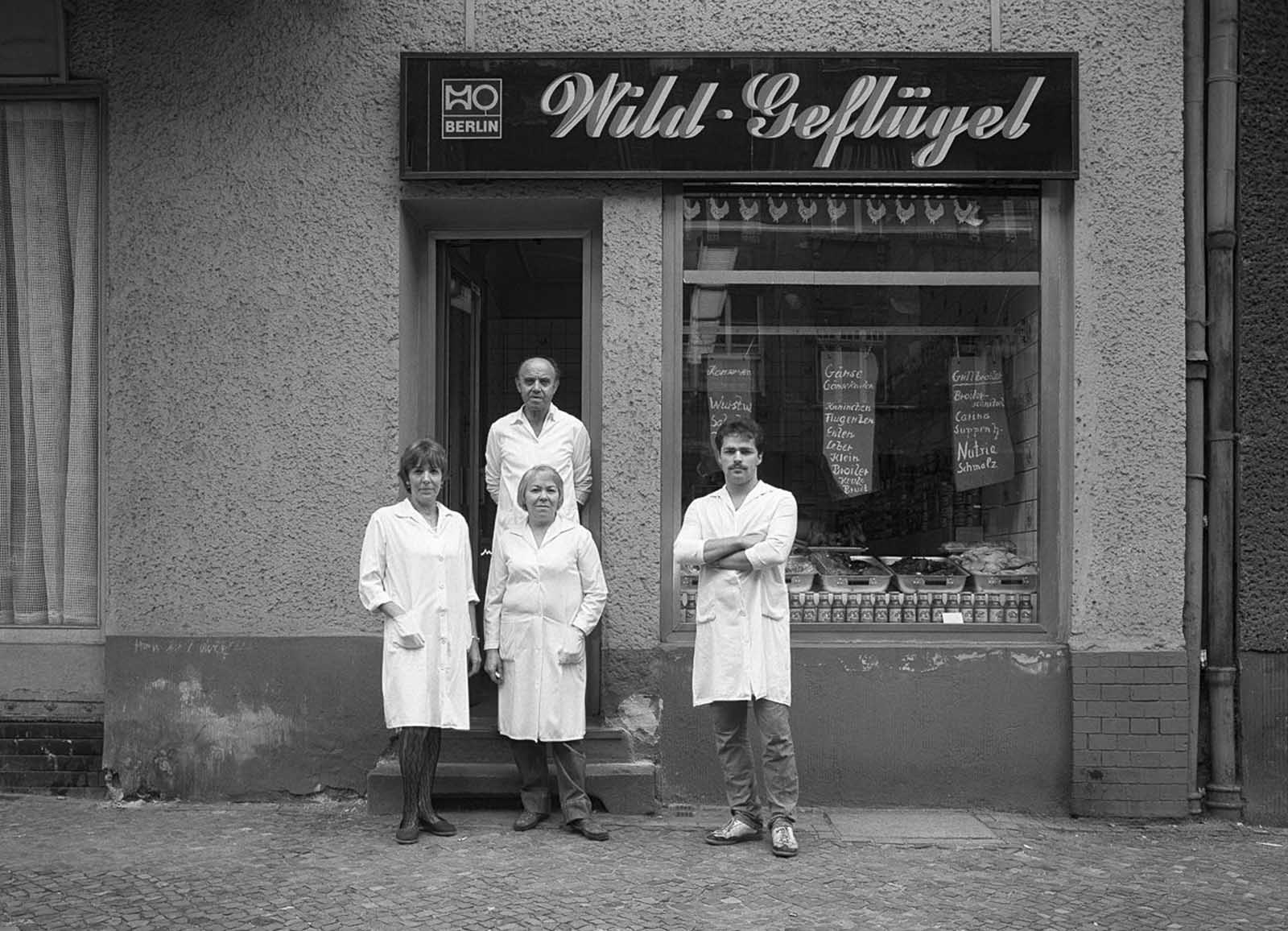 HO (state-owned “Trade Organization”) butcher “Wild Geflügel” (game, poultry), No. 10.