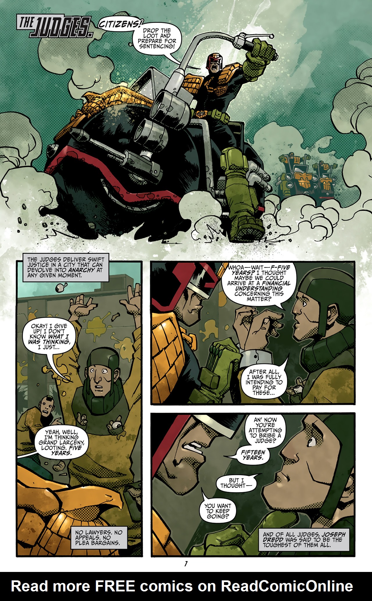 Read online Judge Dredd (2012) comic -  Issue #1 - 12