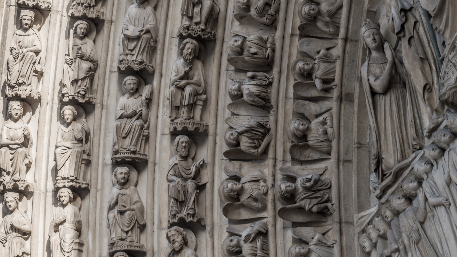 Notre Dame de Paris Tympanum of the Last Judgment  