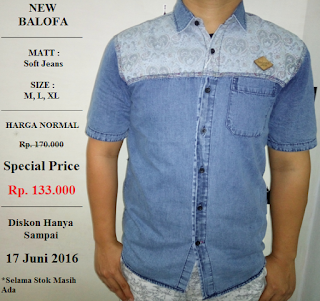 jual kemeja jeans murah kemeja jeans pria murah