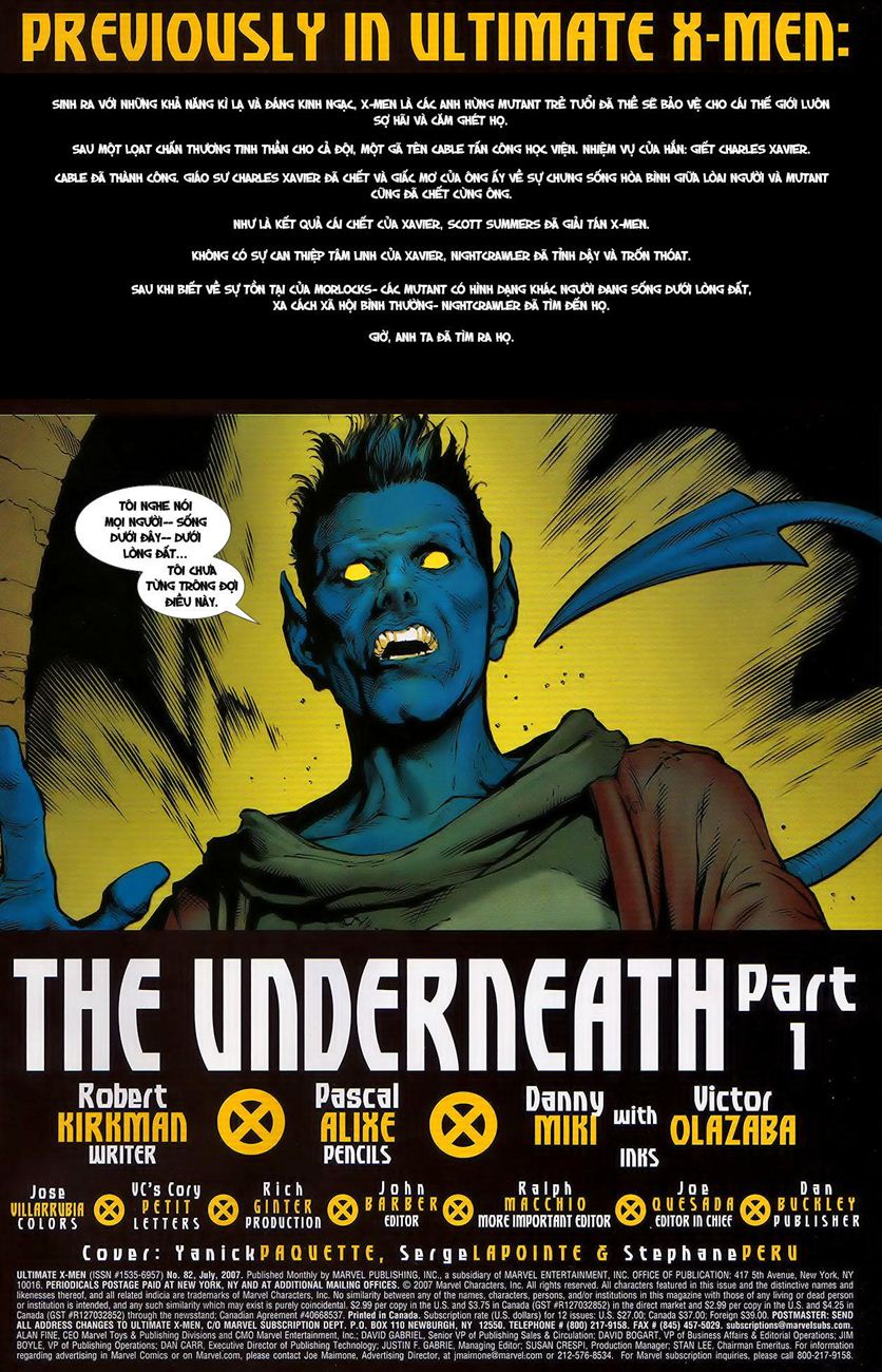 Ultimate X - men chap 82