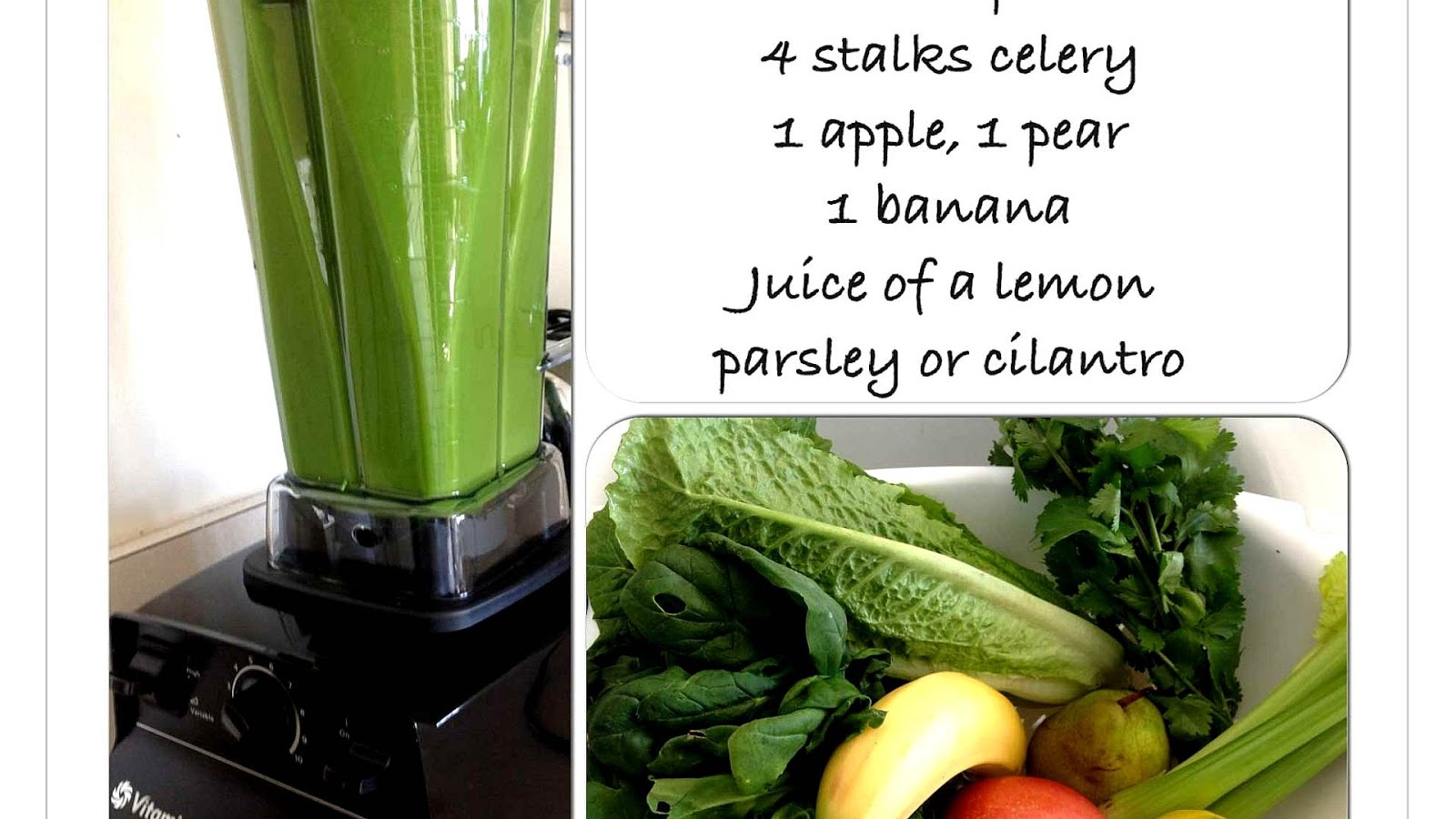Fruit Vegetable Smoothie Diet Recipes - Vege Choices