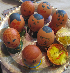 Gusci d'uova decorati per Pasqua