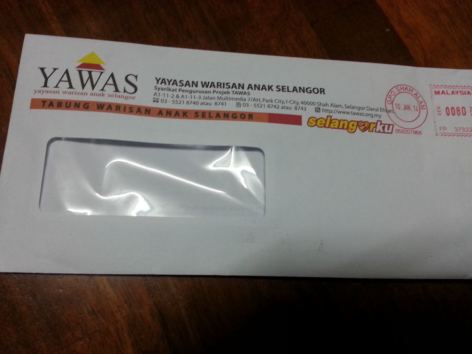 Luv U Syafi Tabung Warisan Anak Selangor Tawas