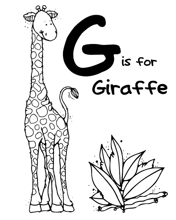 zoo coloring pages kindergarten letters - photo #15