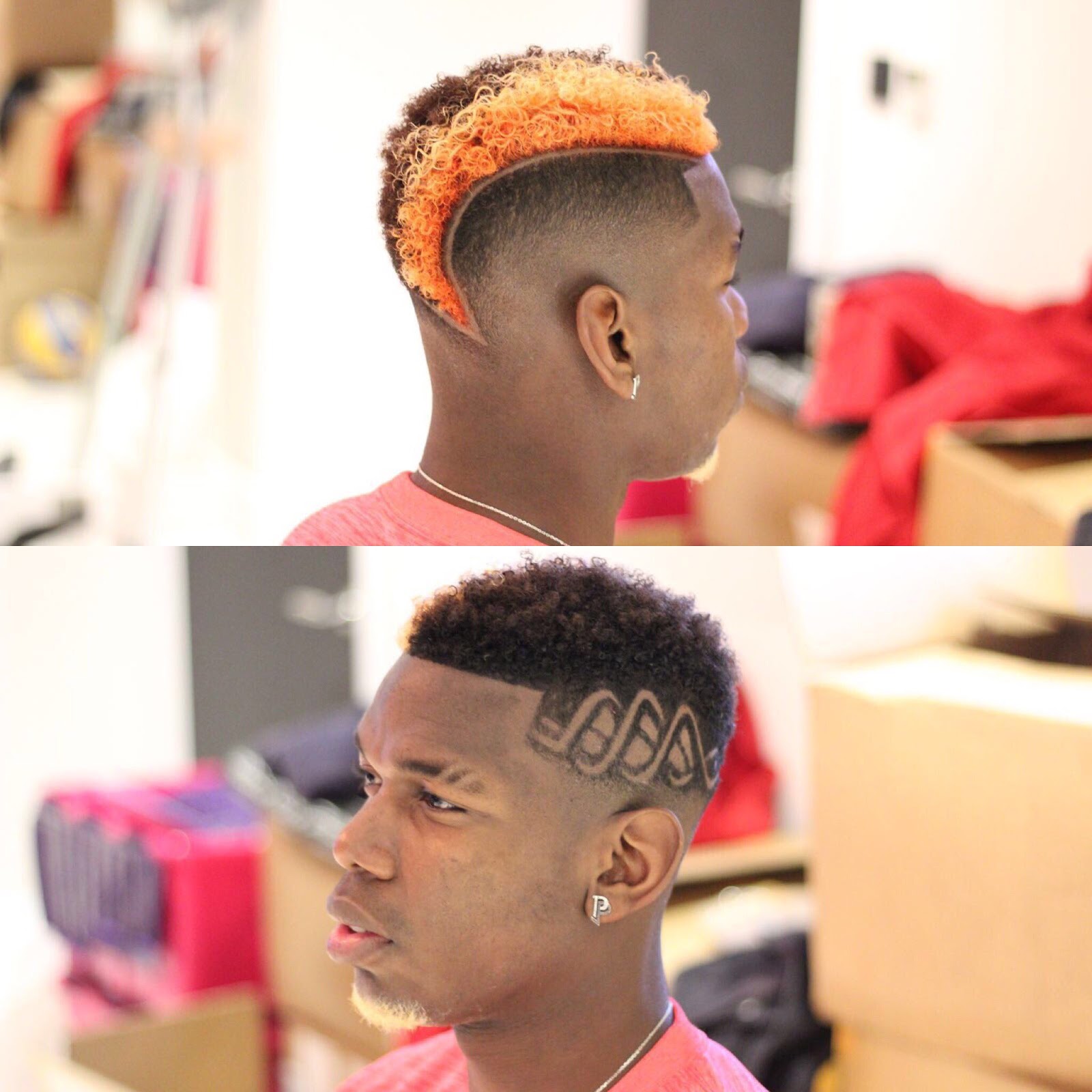 Paul Pogba New Hairstyle Doing The Artist