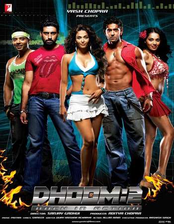 Poster Of Dhoom 2 2006 Hindi 650MB 720p HEVC Watch Online Free Download worldfree4uk.com Poster Of Dhoom 2 2006 Hindi 650MB 720p HEVC Watch Online Free Download worldfree4uk.com