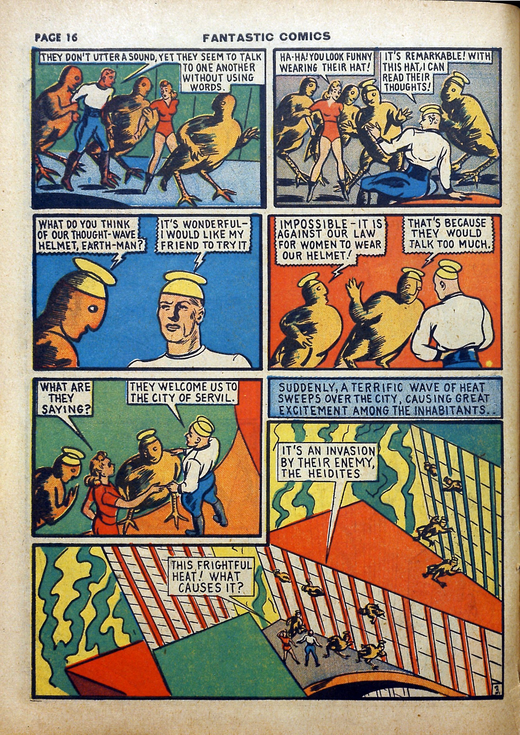 Read online Fantastic Comics comic -  Issue #5 - 17