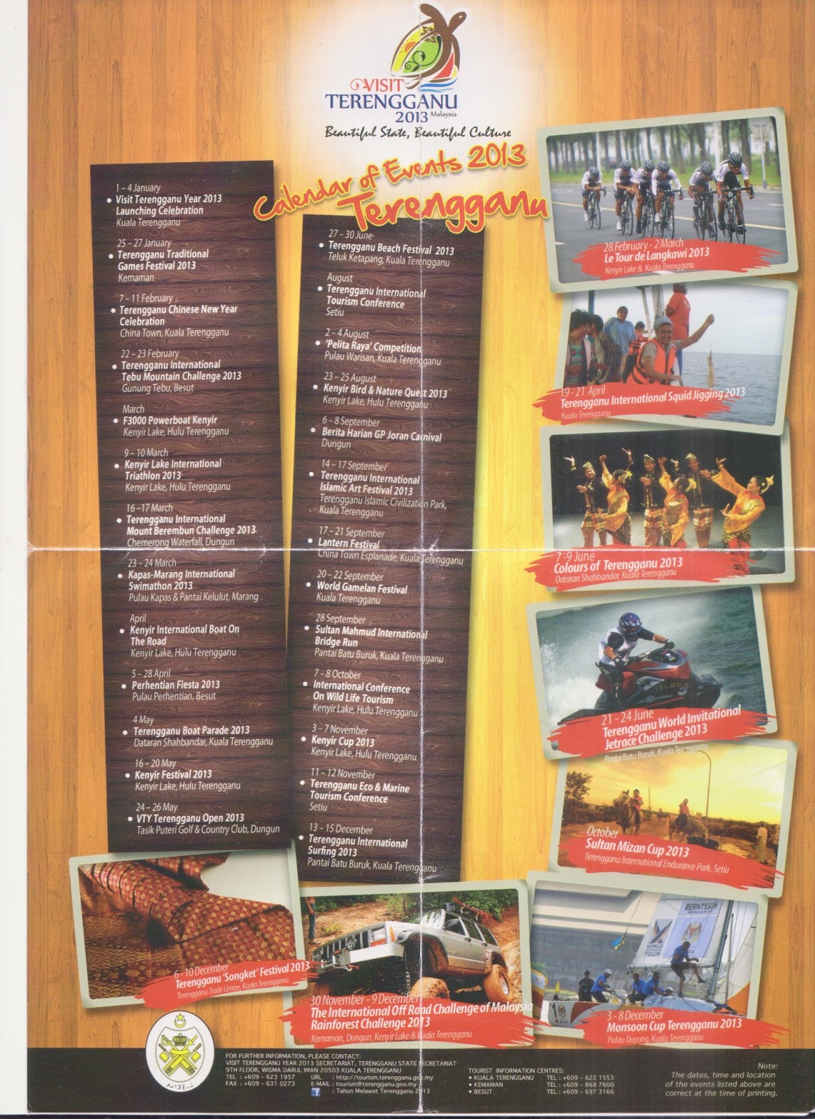Calendar Of Event 2013 Terengganu