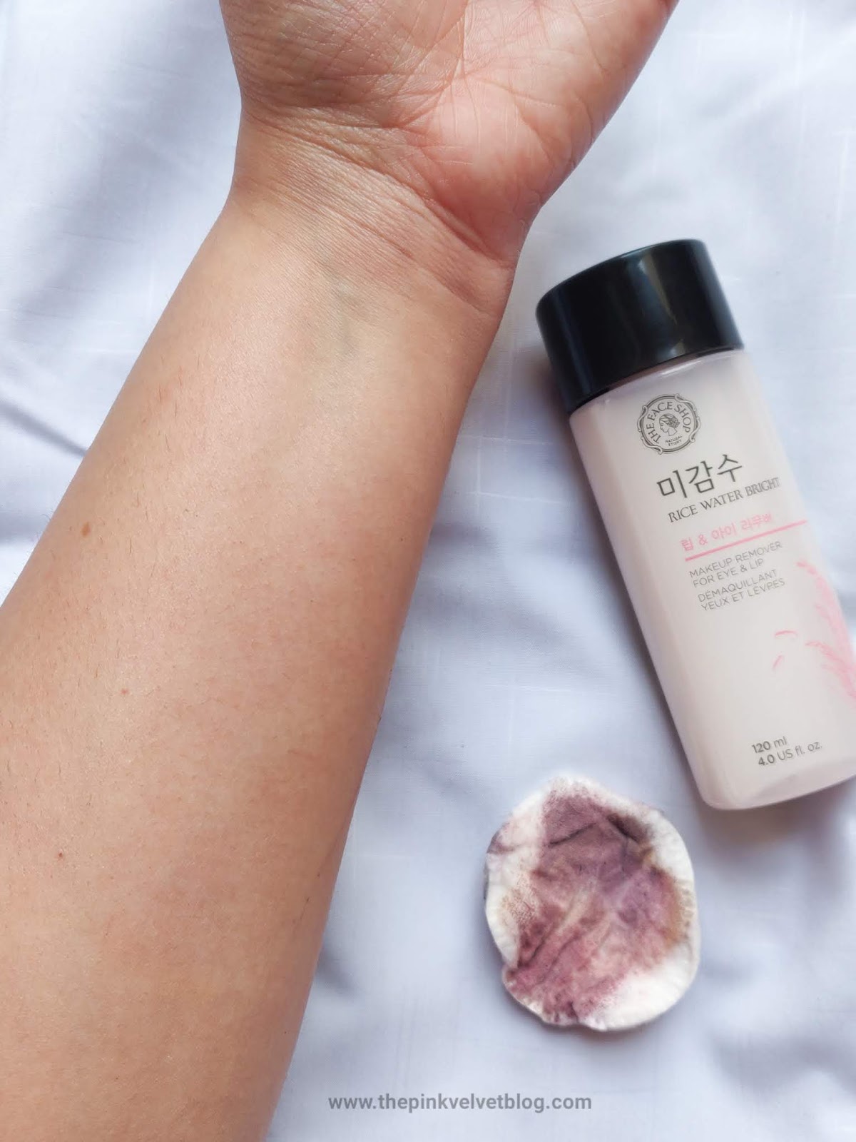 The Face Shop Rice Water Bright Makeup Remover Review The Pink Velvet