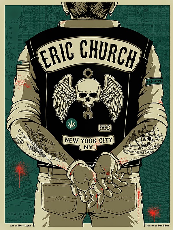Eric Church Tour Poster Eric Church Tour Poster