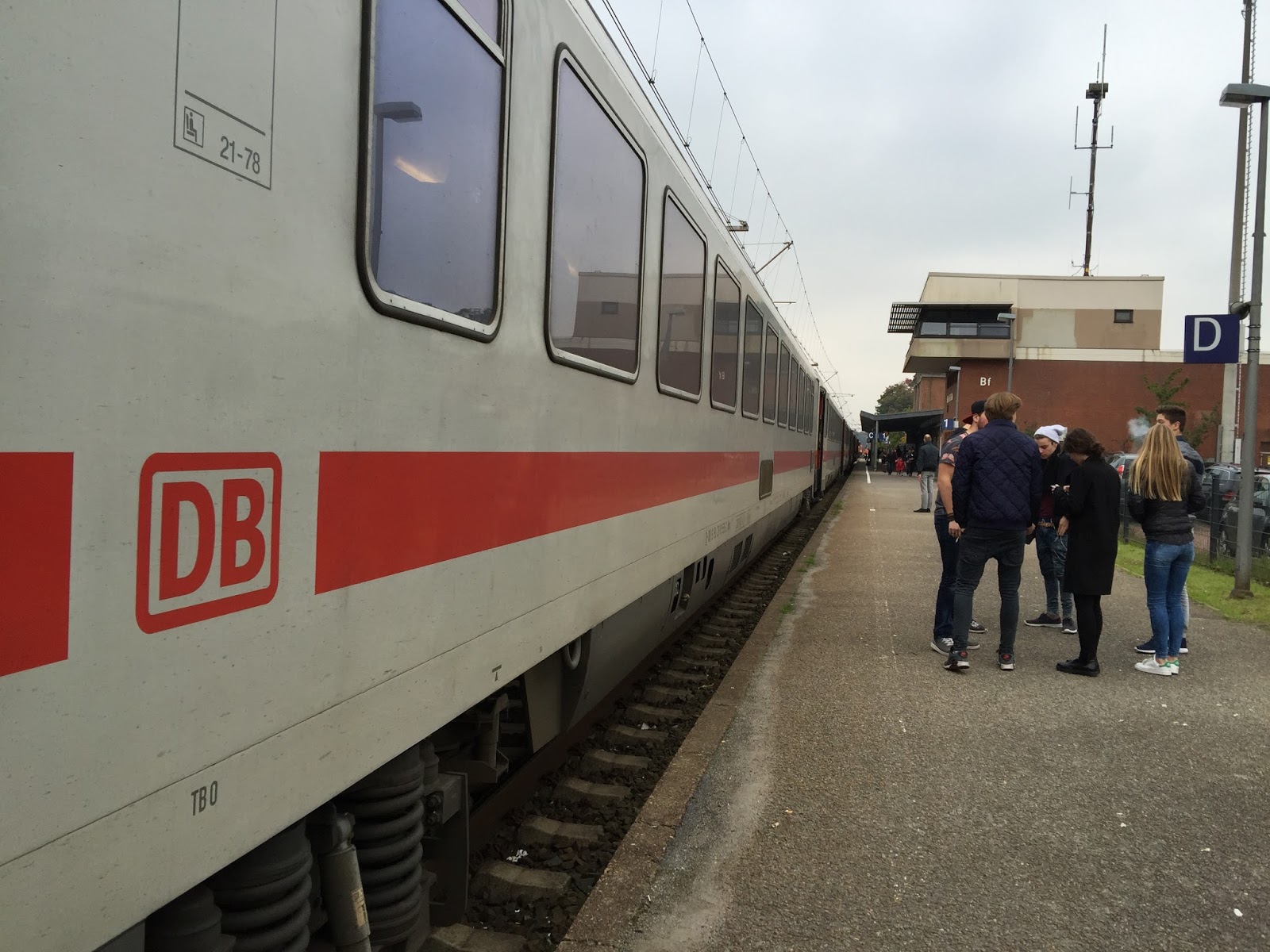 aswanacliche Train Ride 2015 Amsterdam to Hamburg, 4th Leg