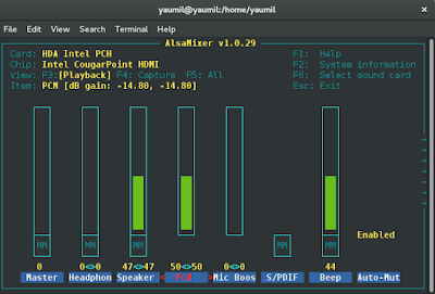 Memperbaiki Sound atau Suara Hilang di Fedora