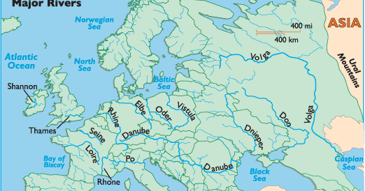 I Fiumi Più Lunghi D Europa