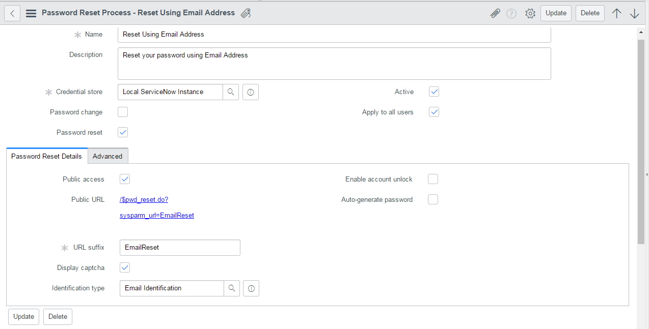 ServiceNow Password Reset/Change Application Part 1