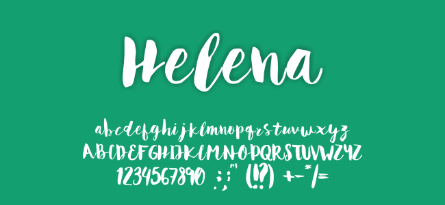 Kumpulan Font Undangan - Helena Font