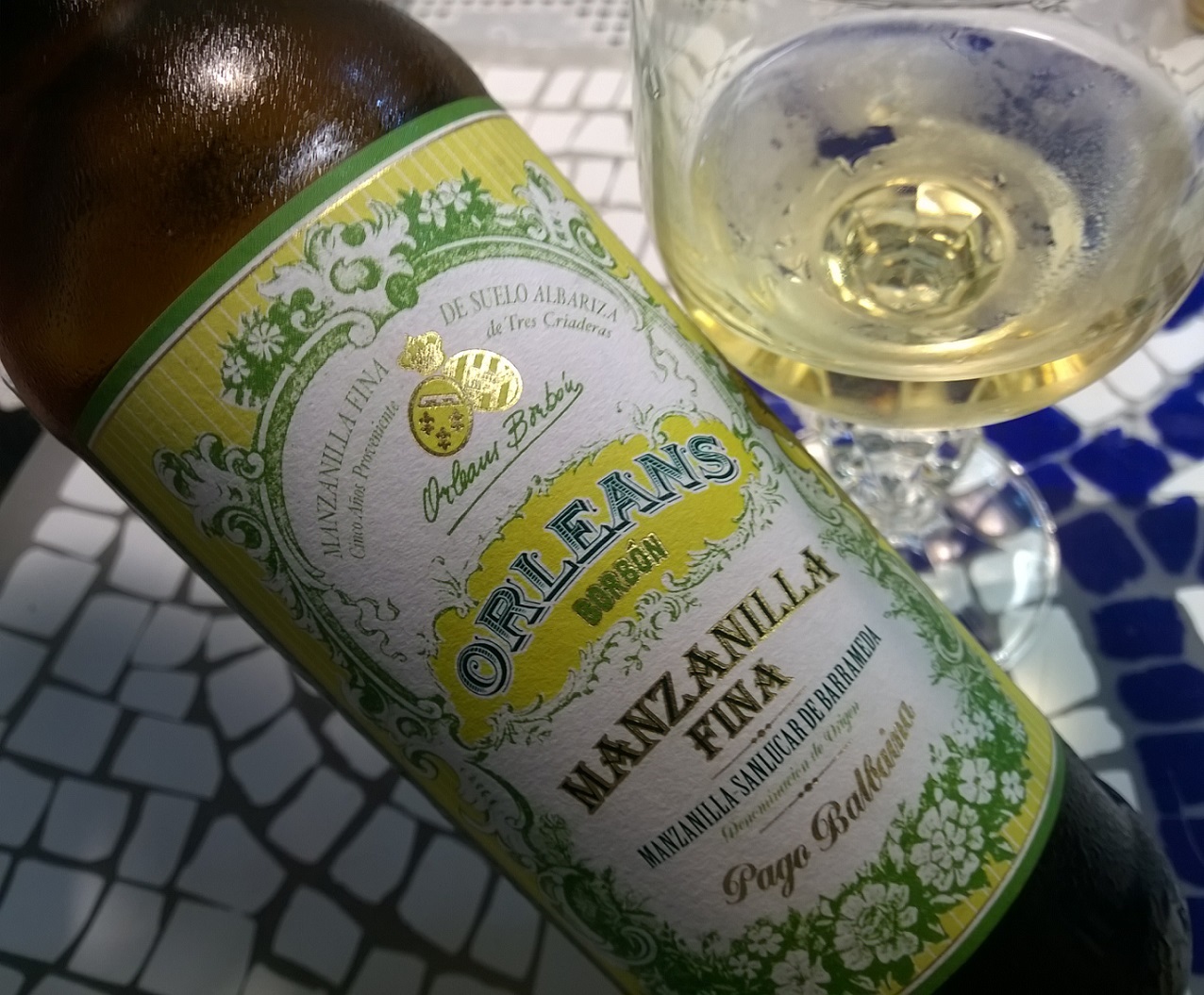 Sobre vinhos e afins Manzanilla Fina Orleans Borbón