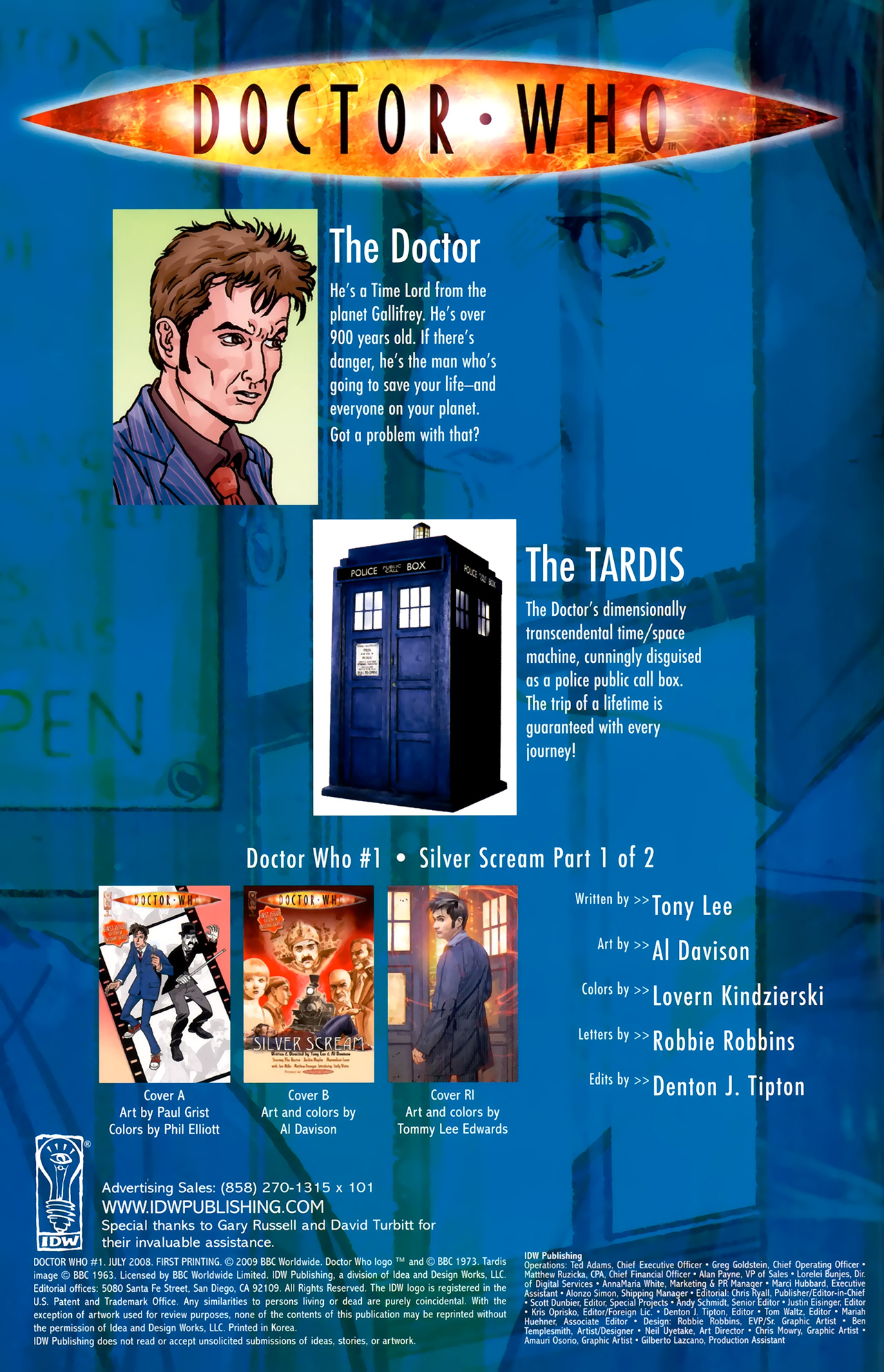 Doctor Who (2009) issue 1 - Page 2