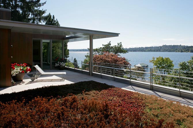 Flazzhome: Contemporary Waterfront Home Ideas Modern Exterior