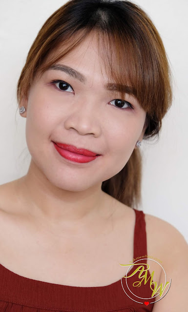 a photo of Benefit They're Real Red On Sexy Matte Lip Color review by Nikki Tiu of www.askmewhats.com