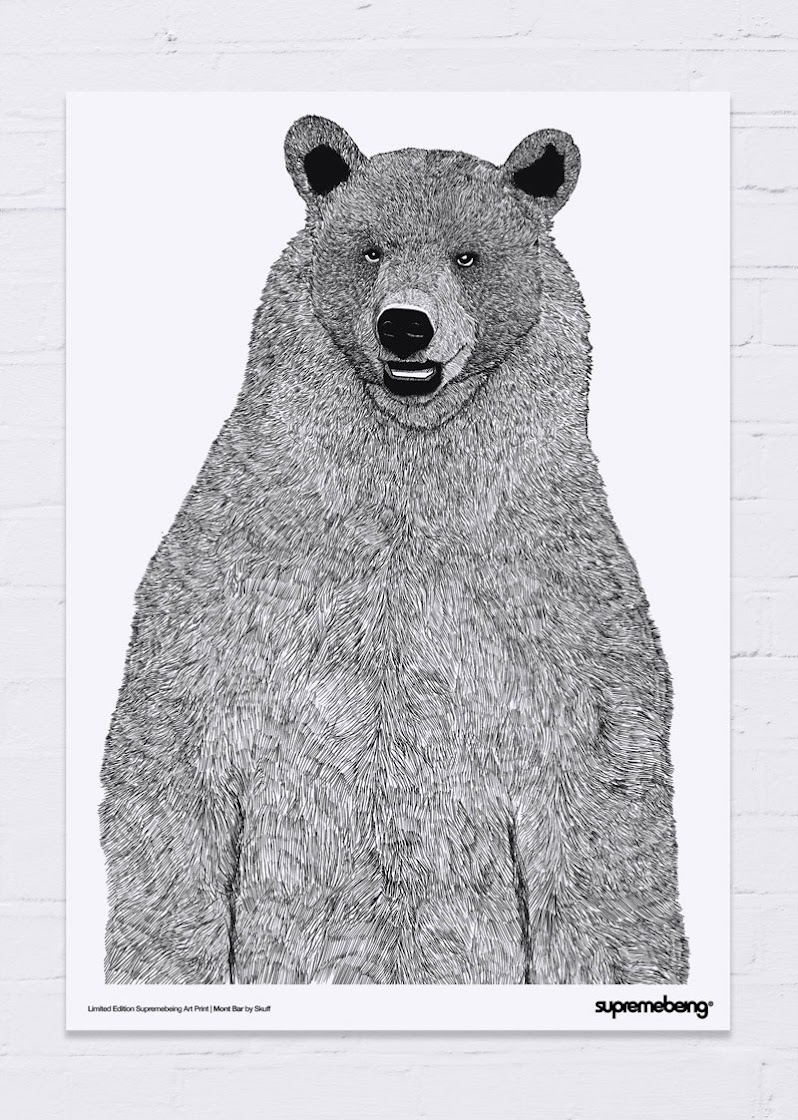 supremebeing mont bear tee