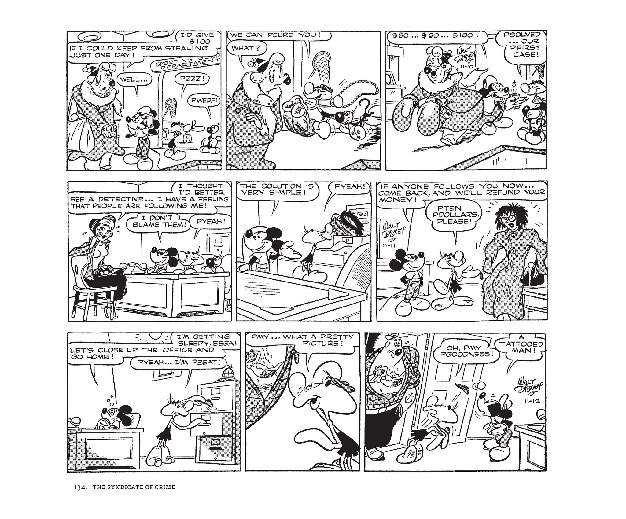 Read online Walt Disney's Mickey Mouse by Floyd Gottfredson comic -  Issue # TPB 10 (Part 2) - 34
