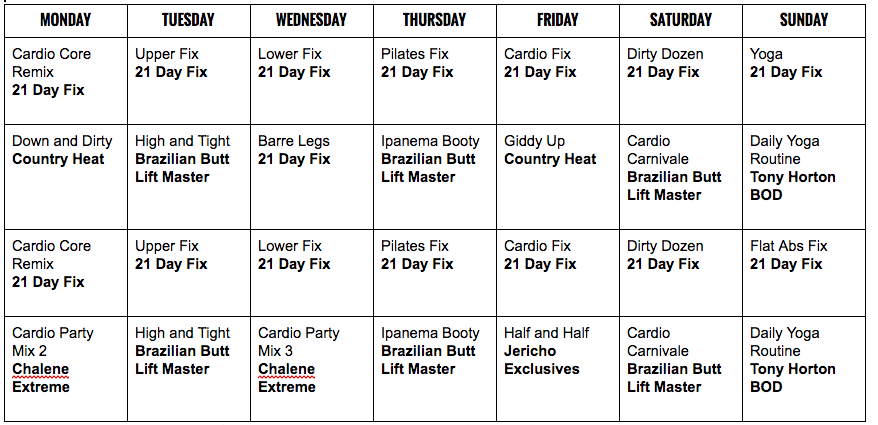 FEBRUARY is HERE! &gt; Workout Plan for the Month! Holly